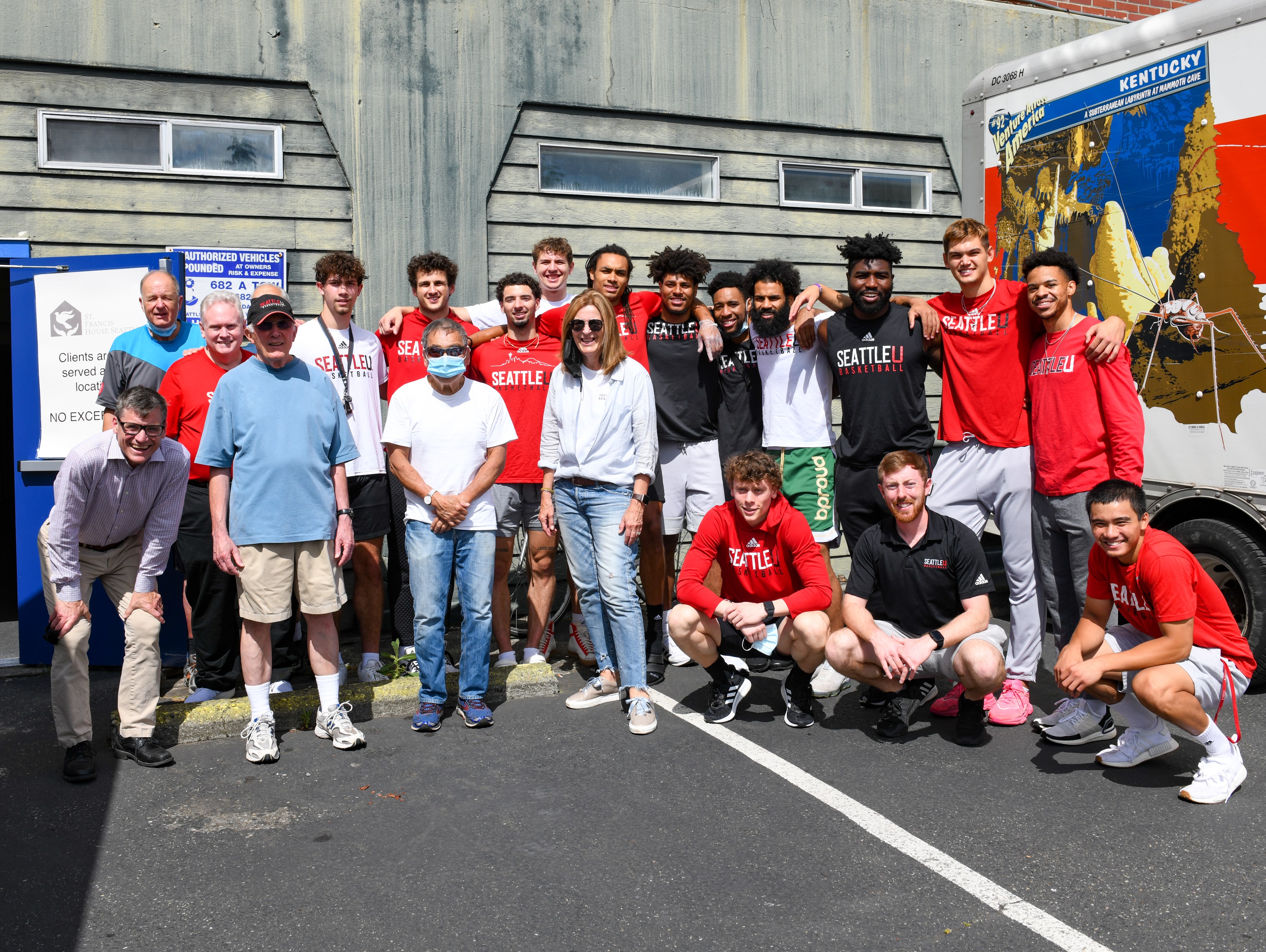 Students at St. Francis House