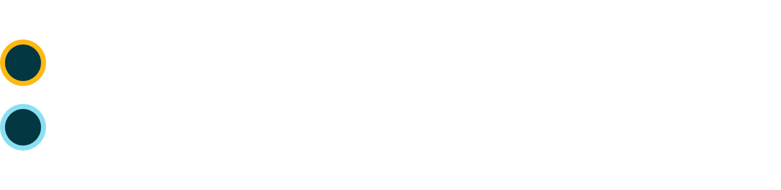 Two connected circleswith lines fanning out from them - like a pair sharing with a group