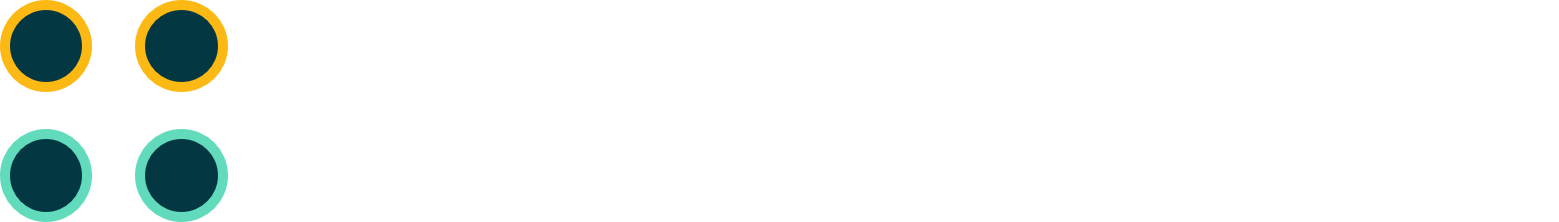 Two pairs of circles, connected into a group of four