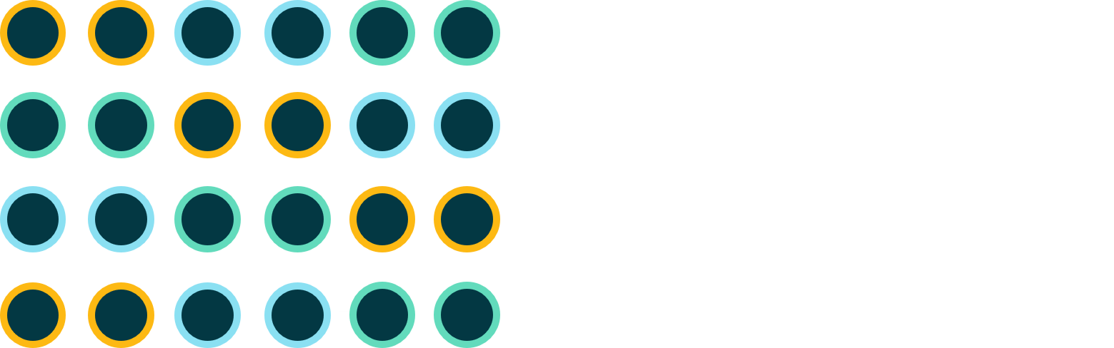 Pairs of circles that re all connectedas a whole group