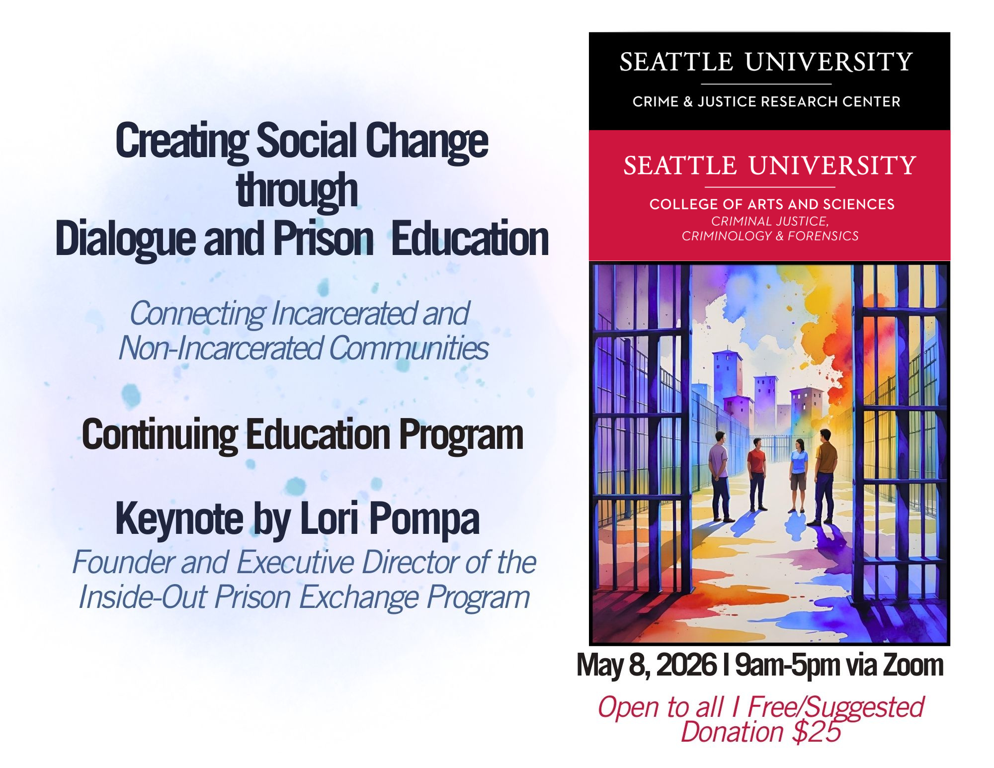 a flyer for a continuing education event online