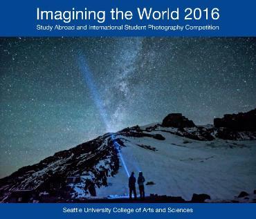 Book cover with photo of two people on a snowy mountain at night with stars