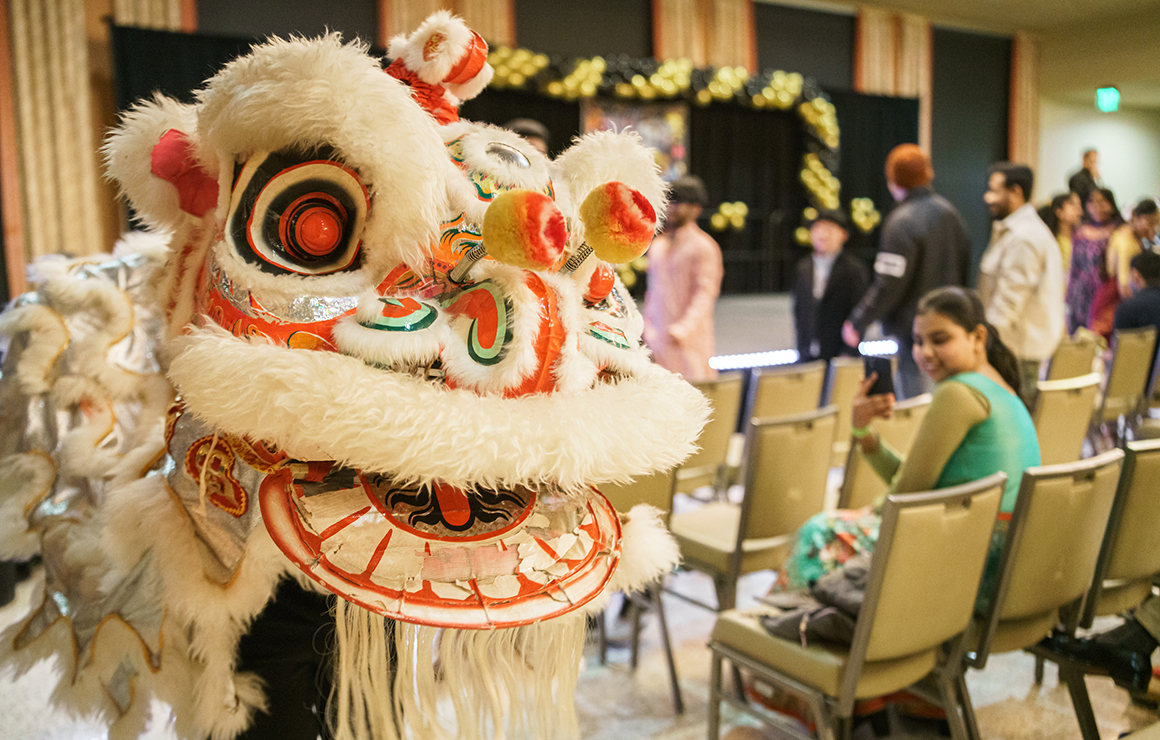 Festive headdress, International Dinner 2024