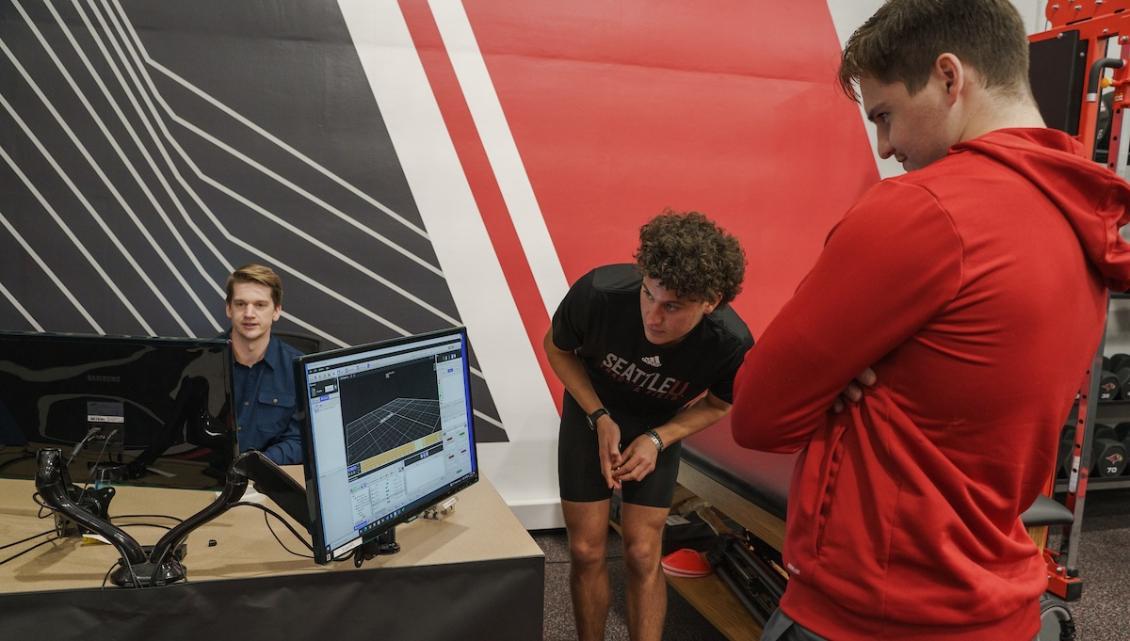 Students gather at new kinesiology dept center