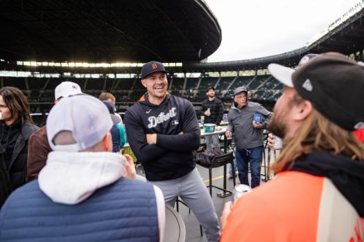 Tarik Skubal at ballpark