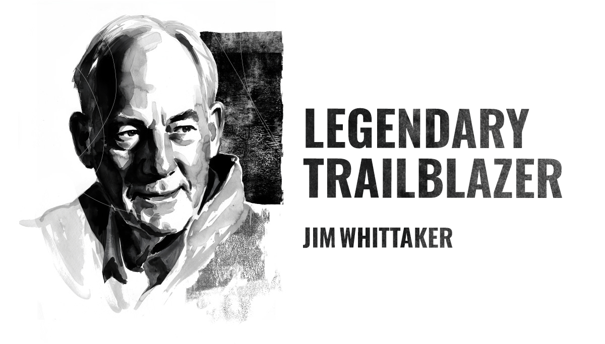 An illustration of Jim Whittaker