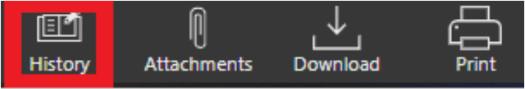 E-Forms history button