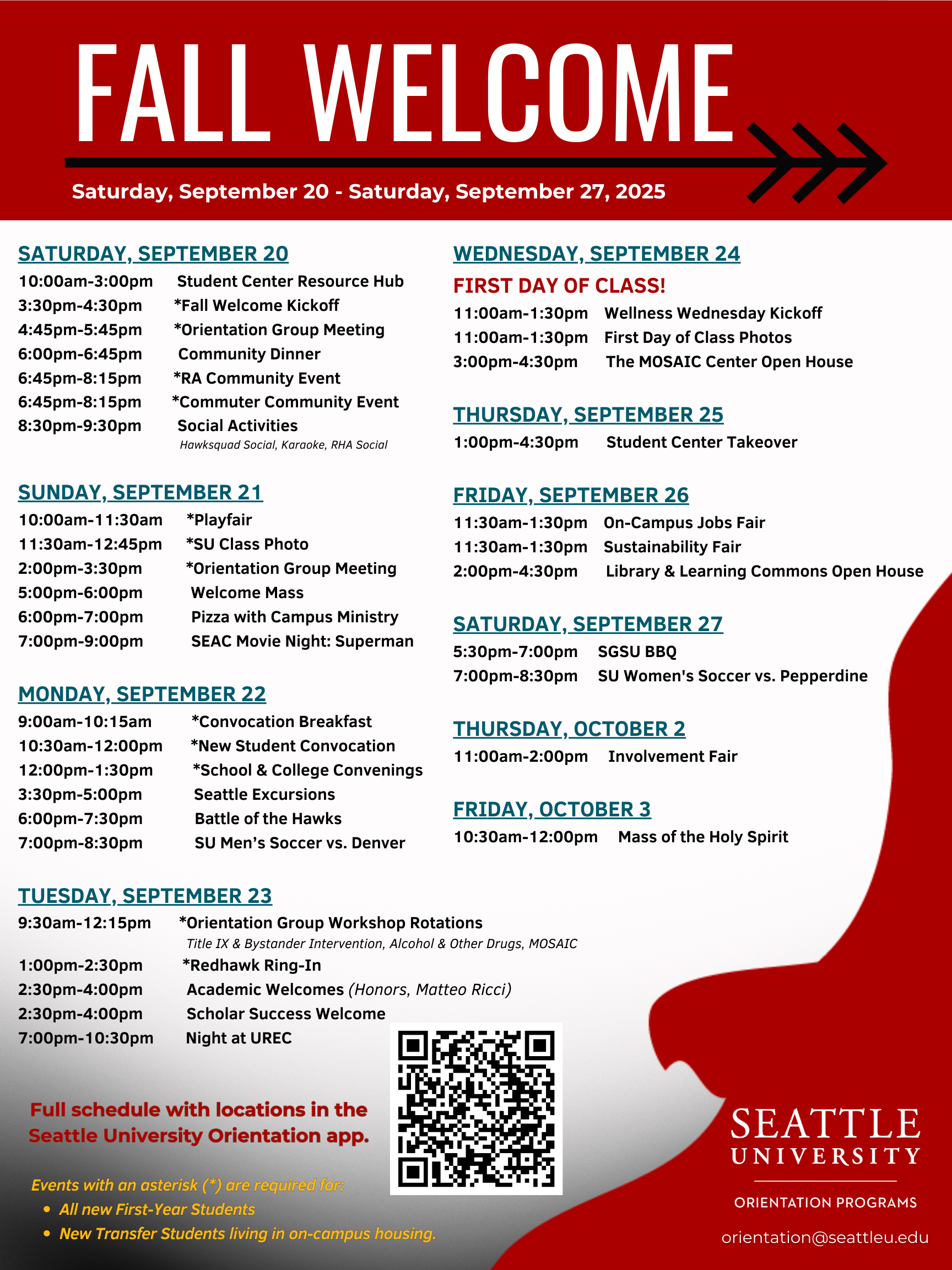 Fall Welcome 2025 Poster Image