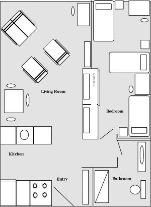 murphy one bedroom