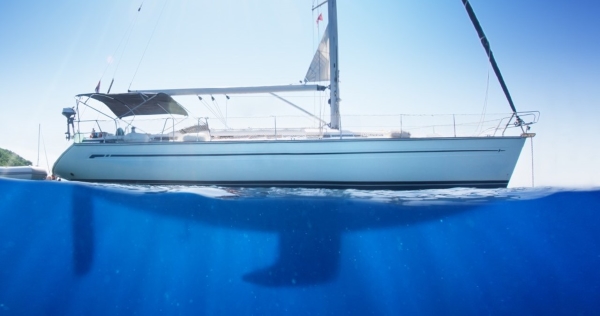 Image showing a vessel's ballast below the waterline