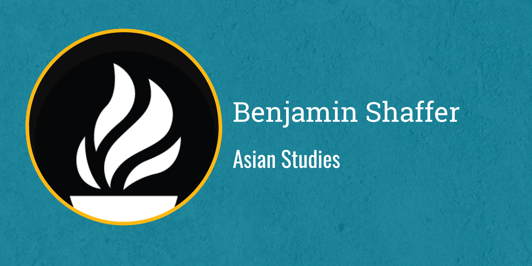 Benjamin Shaffer
Asian Studies