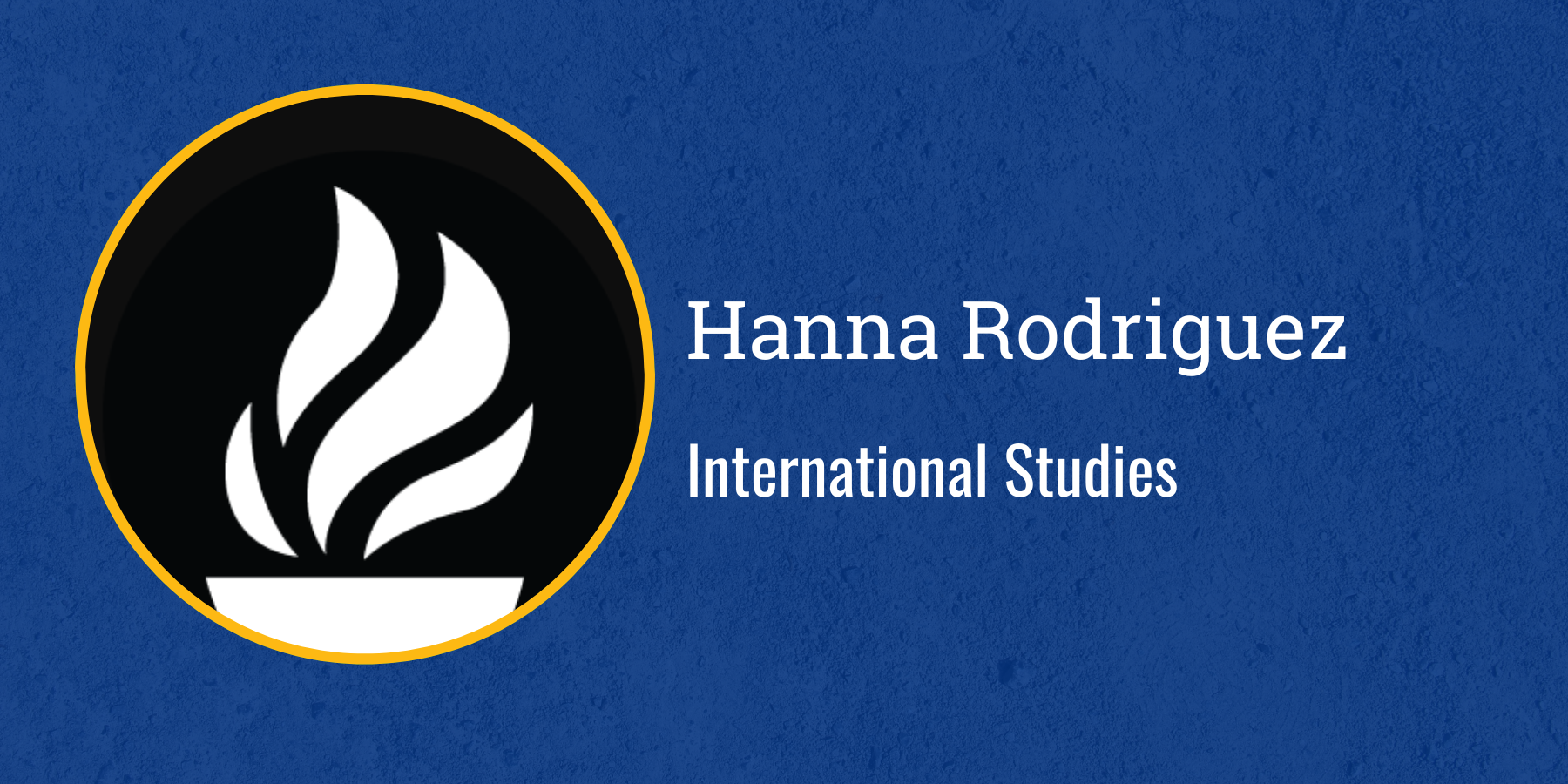 Hannah Rodriguez
International Studies 