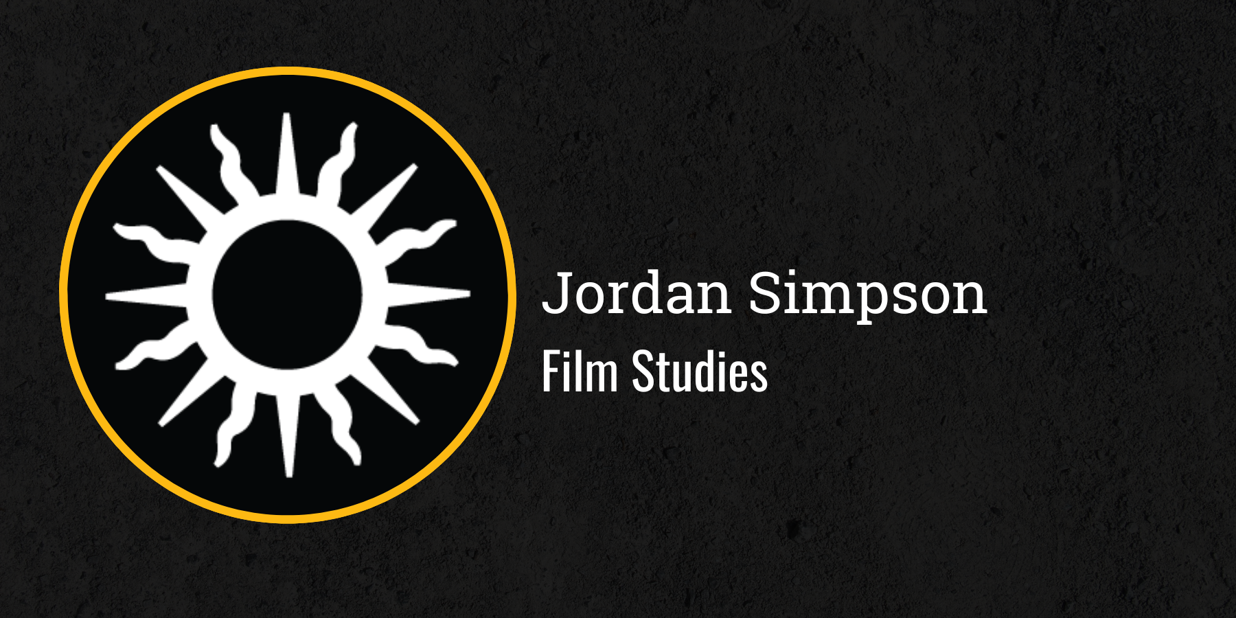 Jordan Simpson
Film Studies
