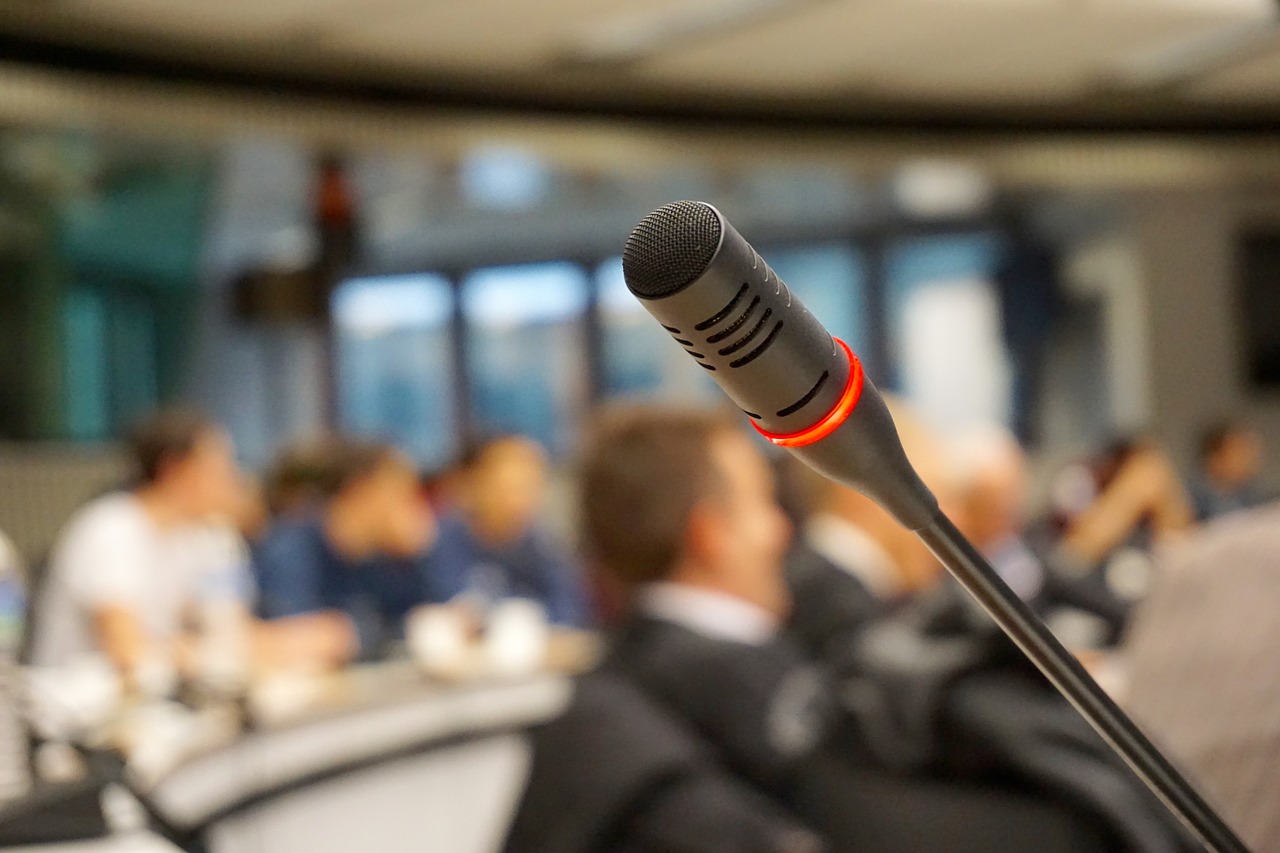 a conference microphone