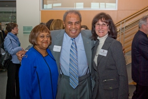 Mentor Willie Aikens from Slotay, Inc., his wife, and mentor Vicki Nickinovich from Nickinovich Research and Consulting, Inc.