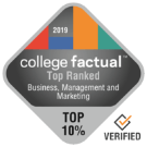 College Factual 2019 rankings badge