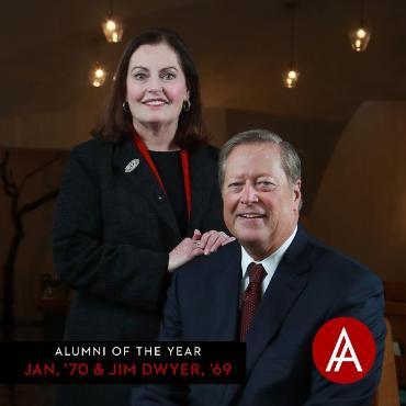 Alumni of the Year: Jan and Jim Dwyer