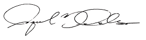 Signature of Raquel Davalos
