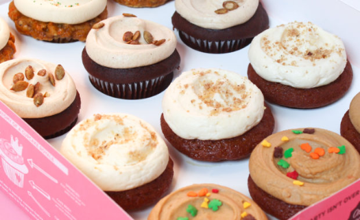 a photo of specialty cupcakes
