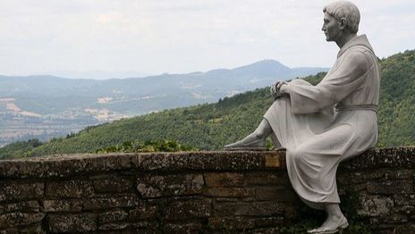 A statue in Italy