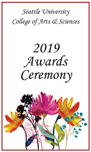 Cover of the 2019 Student Awards Program