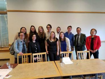 All 12 English Department Honors students presented their Honors projects at the Seattle University Undergraduate Research Association conference (SUURA).
