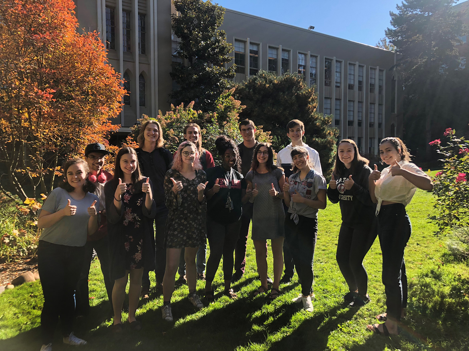 First Year Honors Innovations Students Class Photo Fall of 2018