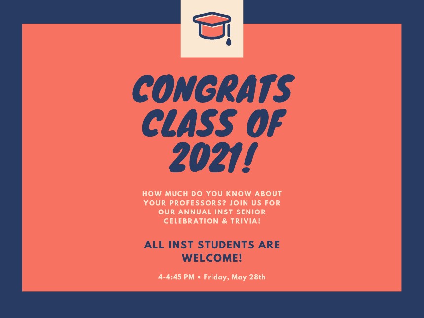 Class of 2021 Graduation Celebration Announcement