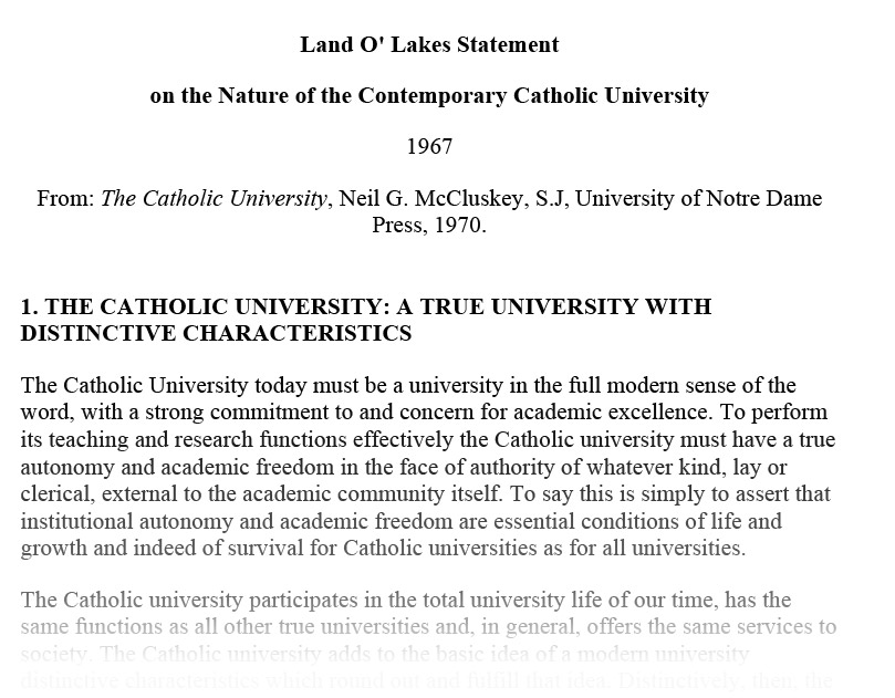 Screen shot of the Land O Lakes statement