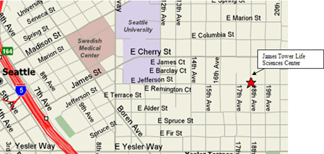 Map showing the CPL location