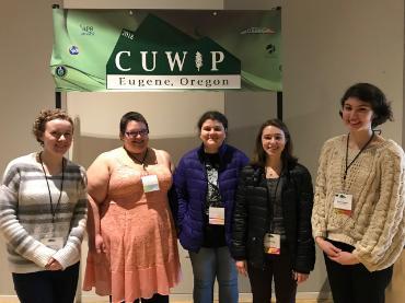 Physics students at the CUWiP Conference (2018)