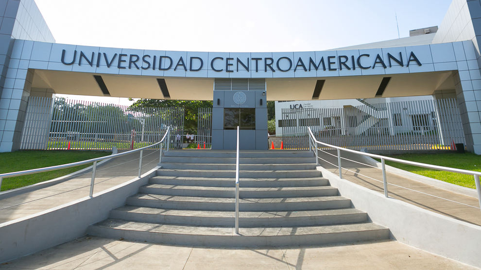 Entrance to our sister Jesuit university Universidad Centroamericana in Managua