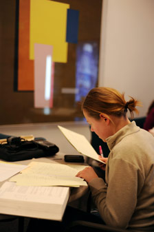 Lady Studying