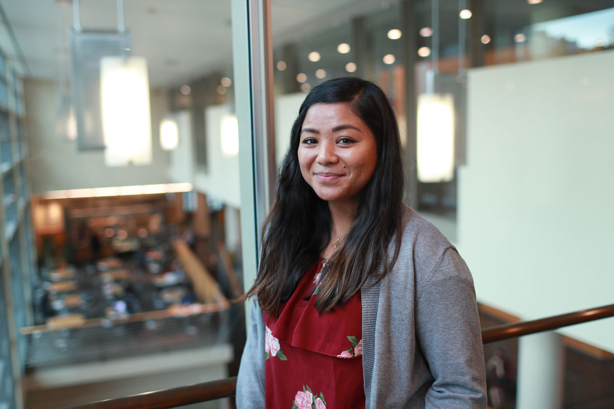 Jackie Borgonia, is a first-year law school student at Seattle University. Borgonia is from Bremerton, Wash. 