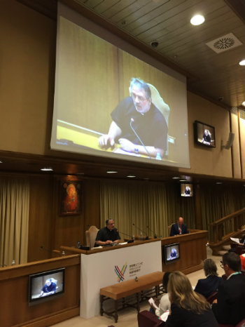 Patrick Kelly, S.J., participates in a worldwide gathering hosted by the Vatican