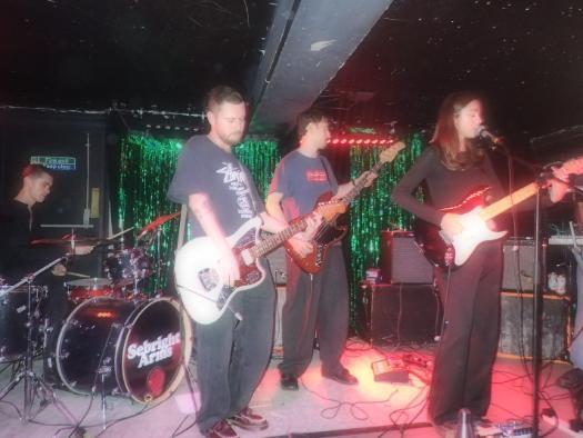 The band:  Maiden playing a gig