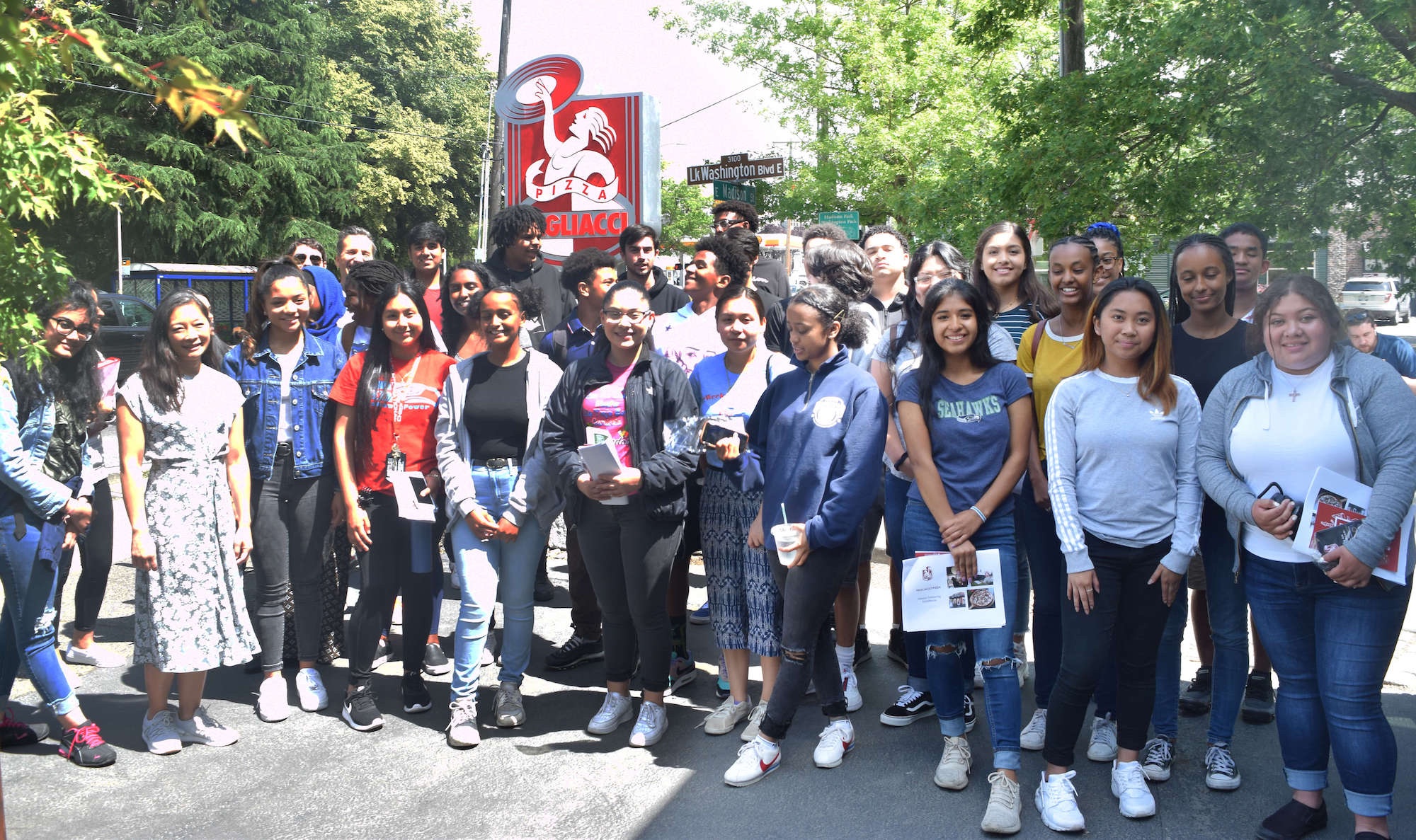 Albers Students Outside