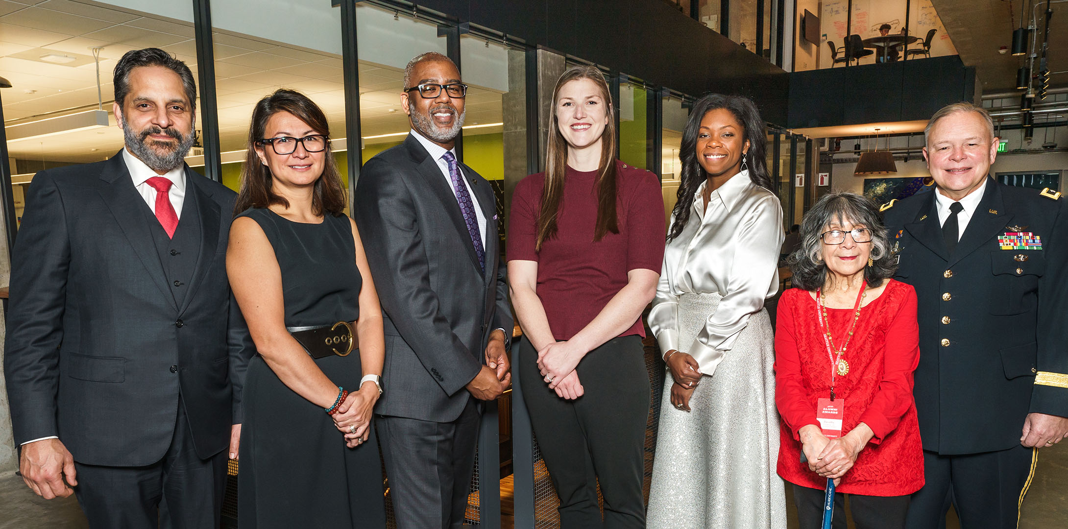 Image of Alumni Award winners at 2024 ceremony