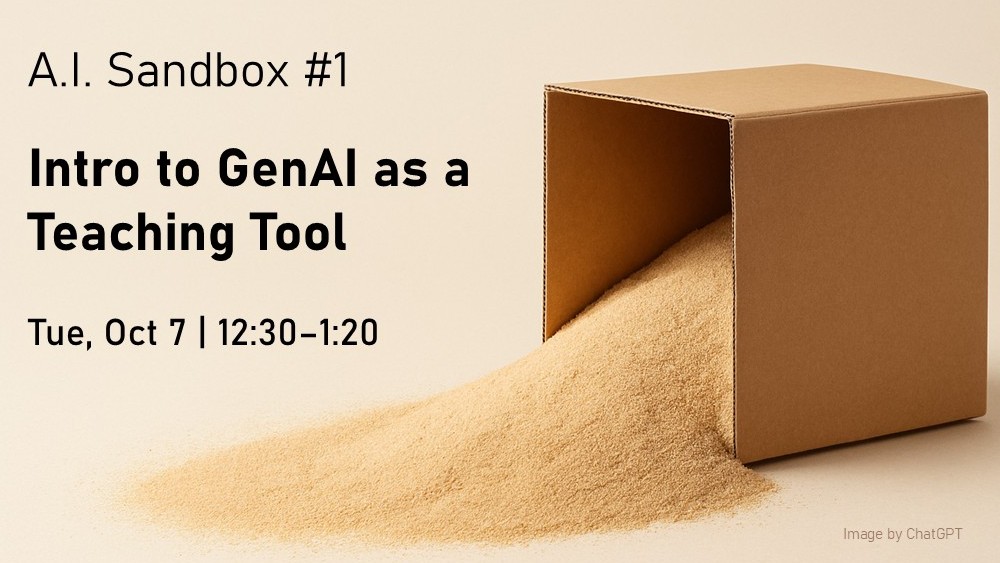 AI-generated image of cardboard box with sand spilling out