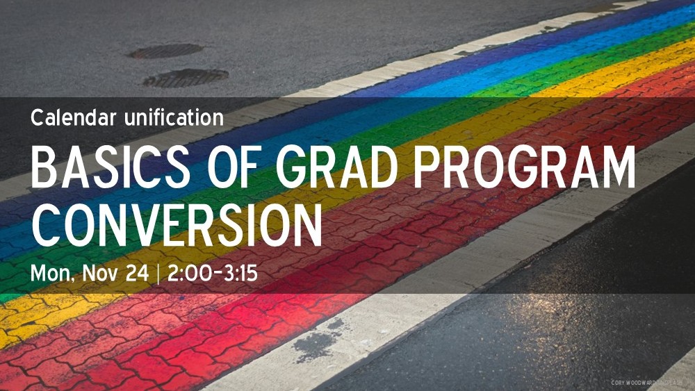 Image of crosswalk painted in rainbow colors