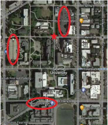 Commencement Shuttle Map