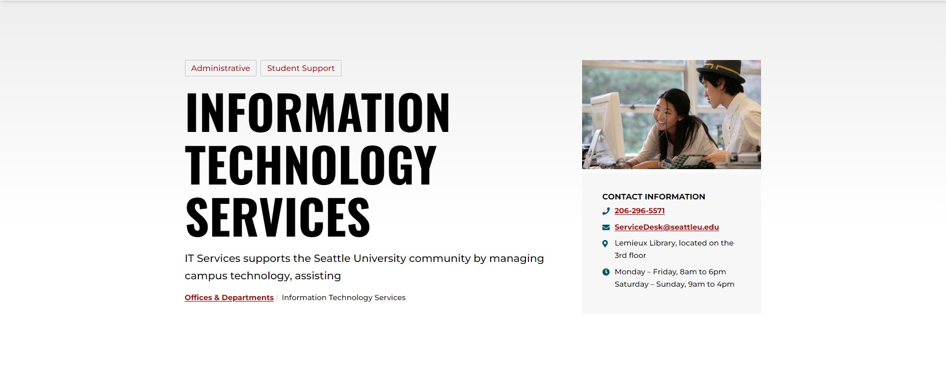 Information Technology Services