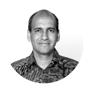 A portrait of M.V. Ramana