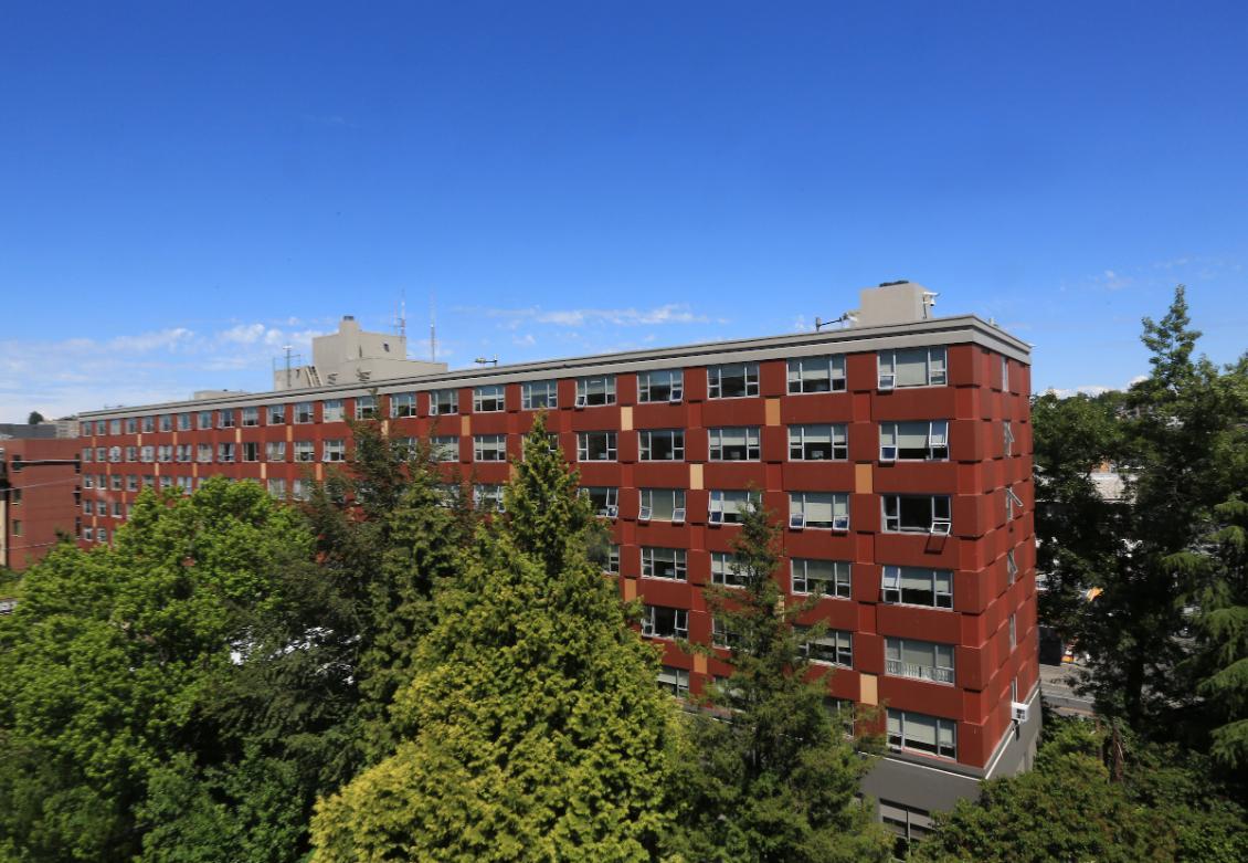 Seattle university roof top view