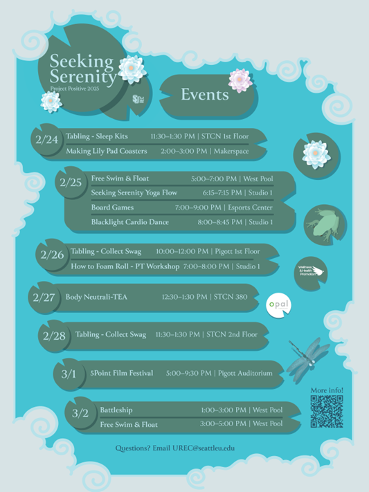 Graphic image for Project Positive 2025 events. Refer to the tables below for details about Project Positive 2025 events.