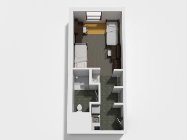 SLU Double with kitchenette