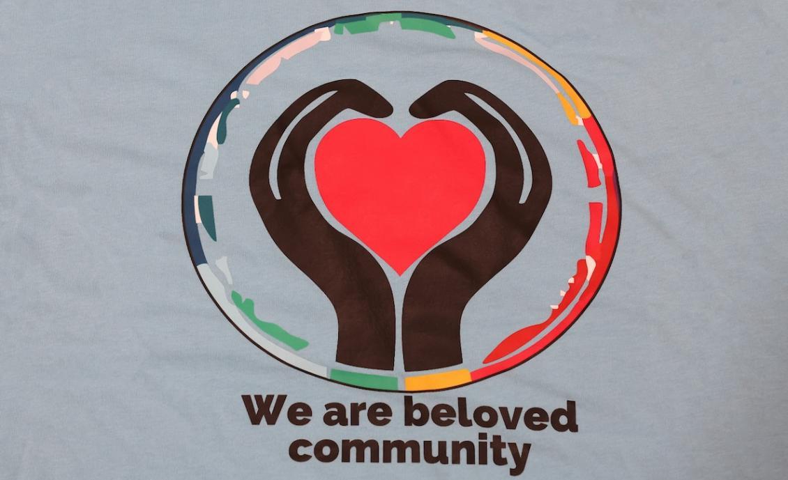 A graphic featuring COE community and beloved