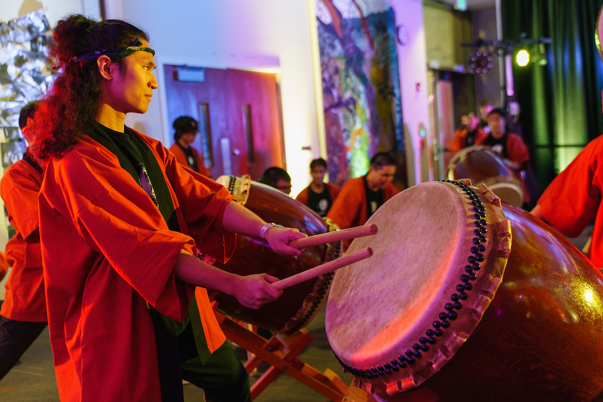 Quadstock drumming