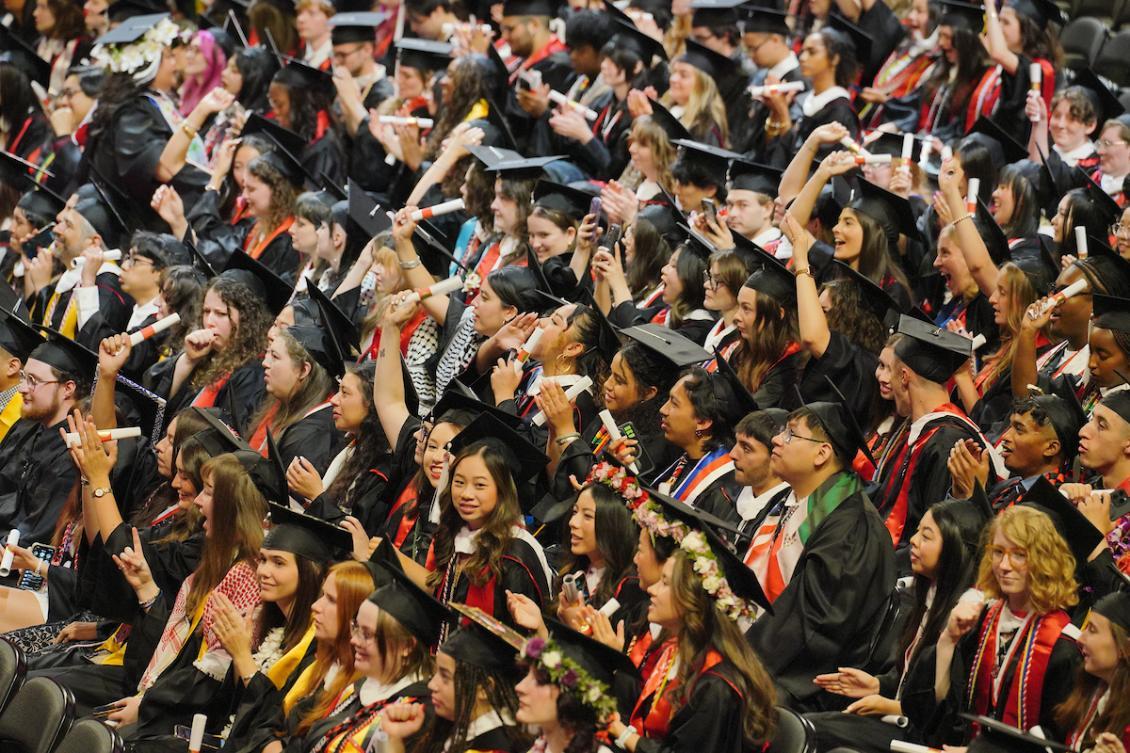 UG commencement crowd shot