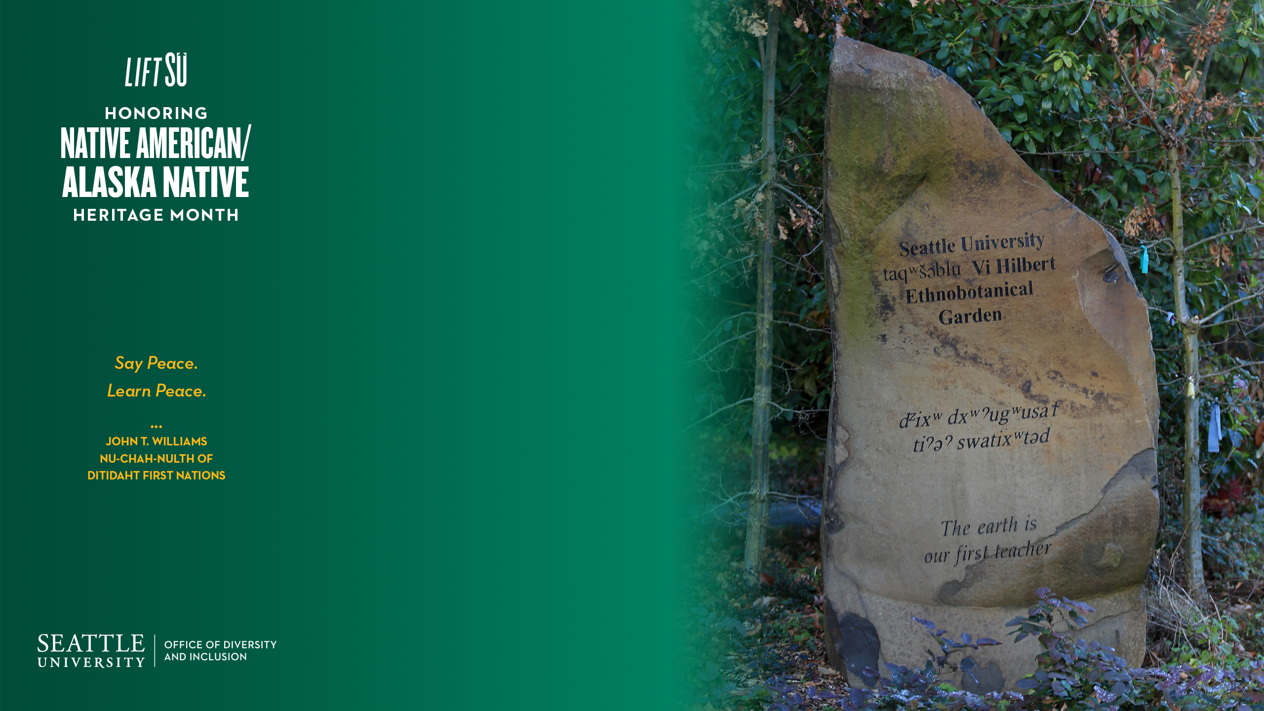 Native American Heritage Month Zoom Background